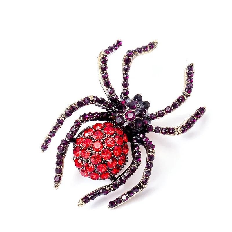 muylinda Rhinestone Spider Brooch Women's Pins And Brooches Fashion Insect Brooch Bouquet For Women Men
