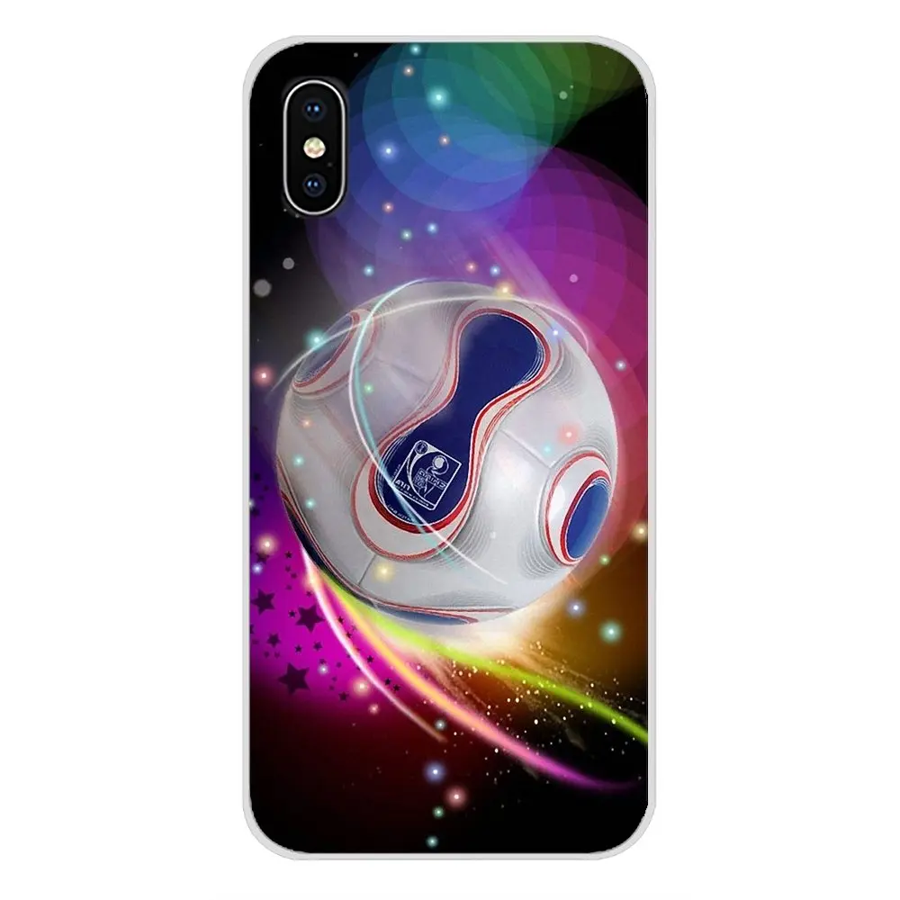 Phone Shell Cases Capinhas Football Soccer Ball Design For Apple iPhone X XR XS 11Pro MAX 4S 5S 5C SE 6S 7 8 Plus ipod touch 5 6 | Мобильные