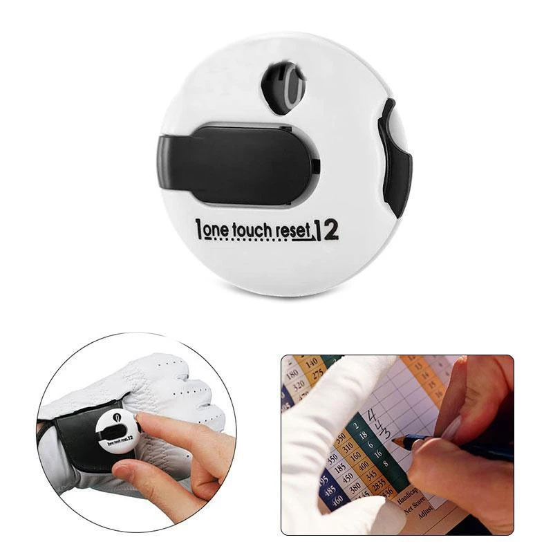 Golf Score Counter Stroke One Contact Reset Up to 12 Shots Value Pack Portable Counters Clicker Clip Accessories |