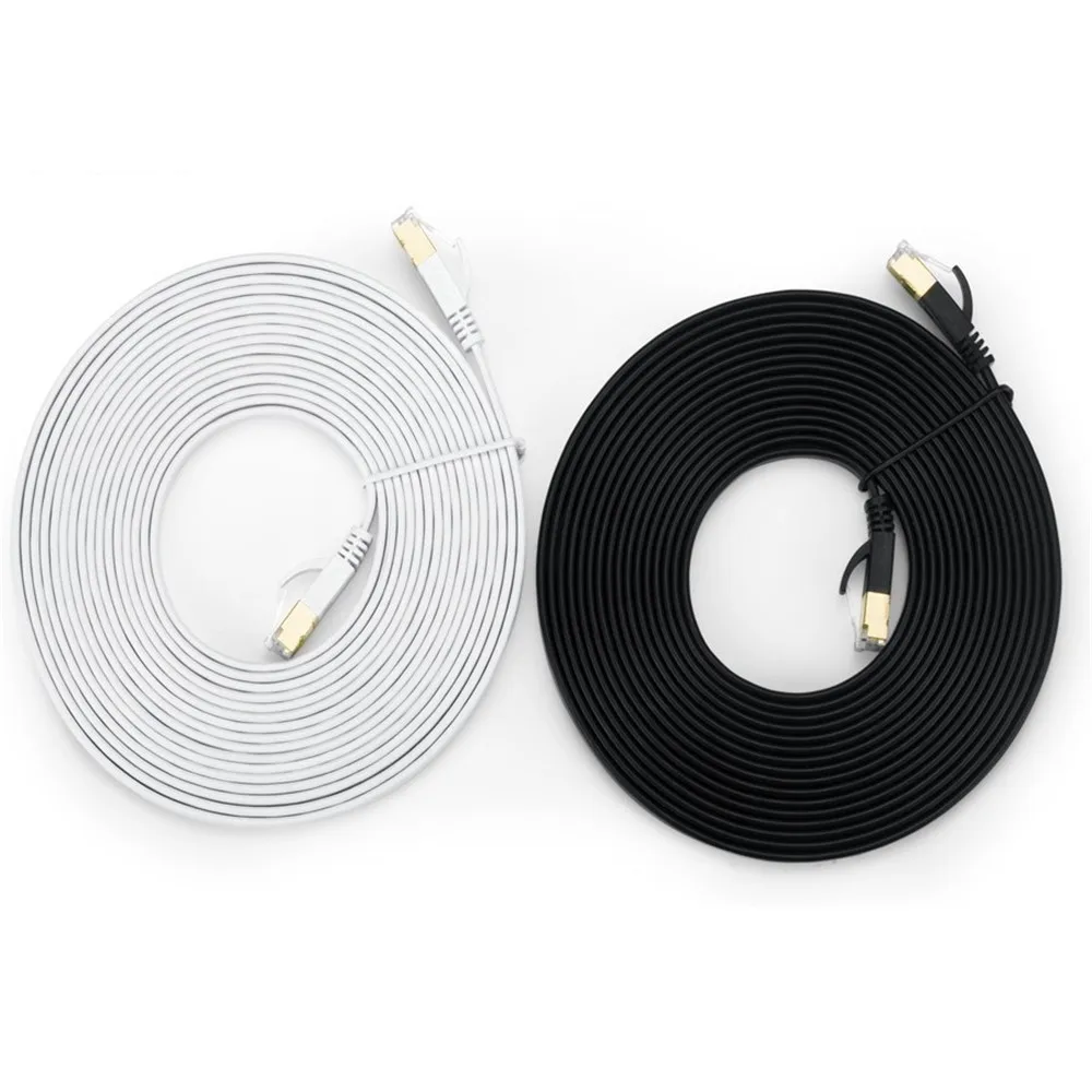 Ethernet-кабель CAT7 сетевой кабель STP RJ 45 патч-корд RJ45 для маршрутизатора ноутбука 0 5 м 1