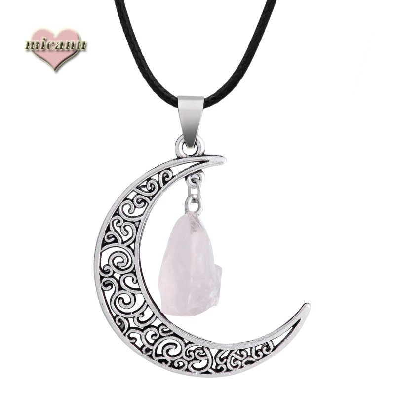 

Necklaces Crystal Moon Stone Pendants Boho For Women Glow Colier Femmes Cadeau Envío Gratis Ketting Couple Wholesale Items Luxur