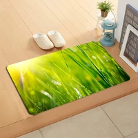 custom glass doormat floorbathkitchen mat flannel sponge fabric 3d printed shaggy custom decoration for bedroom