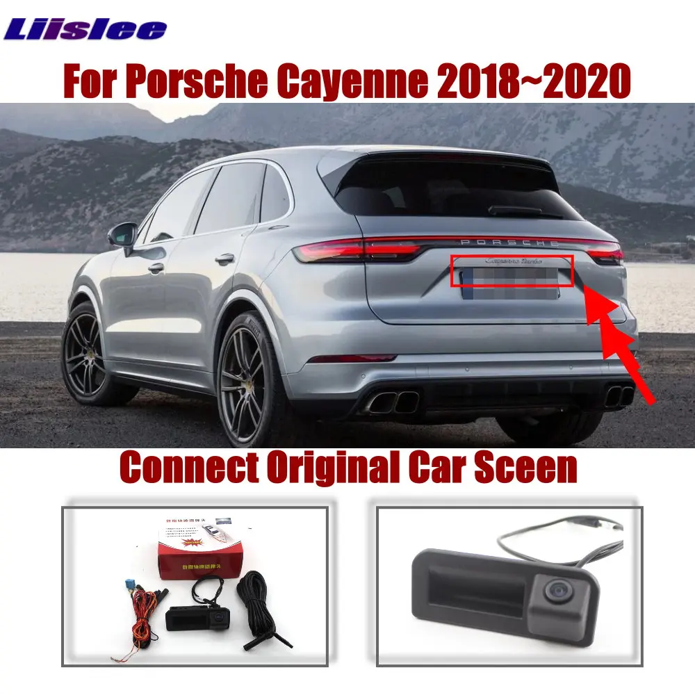 Car Camera For Porsche Cayenne 2018 2019 2020 ATUO Rear Reverse Parking CAM Original Screen Upgrade Dynamic Image System