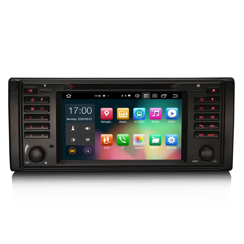 7 &quotAndroid 10 0 автомобильный DVD Мультимедиа GPS Радио система для BMW X5 E53 2000 2007 и E39 M5 1999