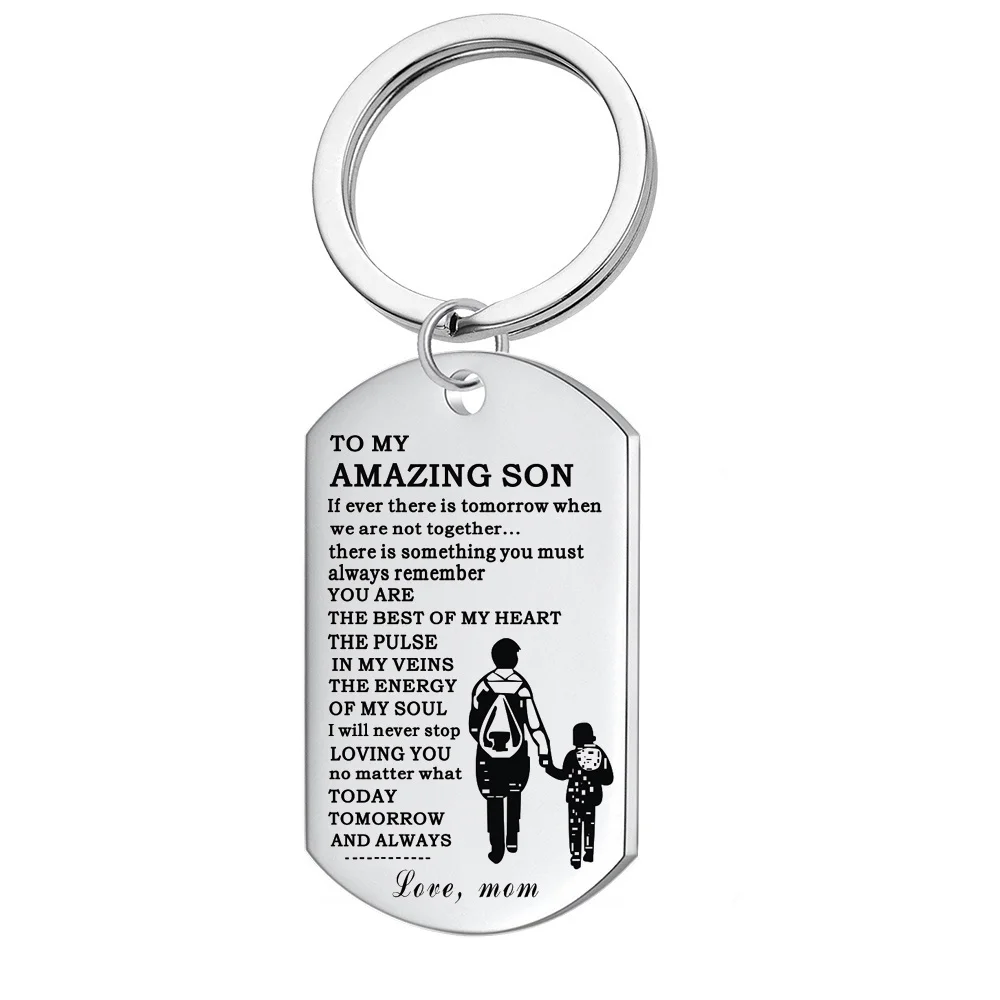 Модный волшебный брелок с изображением сына аксессуары из нержавеющей стали