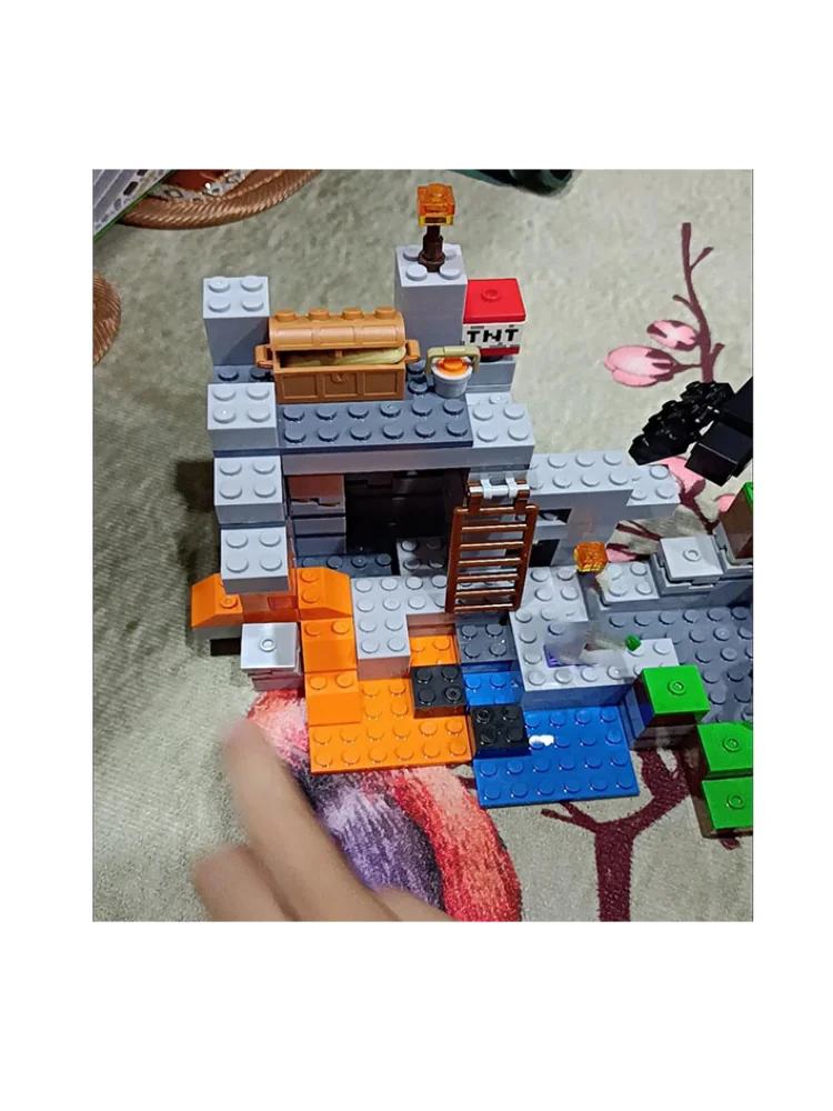 

Экшн-фигурки из фильма аниме «Приключения», игровой мир 21113, кукольный домик, пещера, детские игрушки, рождественские подарки