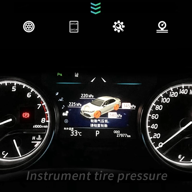 

Система контроля давления в шинах, TPMS, с цифровым ЖК-дисплеем, для Toyota Camry XV70, Corolla 2018-2020
