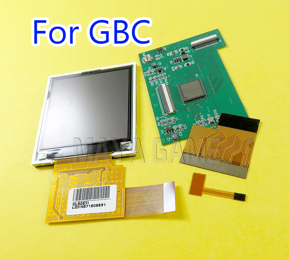 

1 комплект для Nintend GBC ЖК-дисплей Экран модификации комплект Замена высокого светильник ЖК-дисплей s регулируемый Яркость 5 сегментов аксессу...