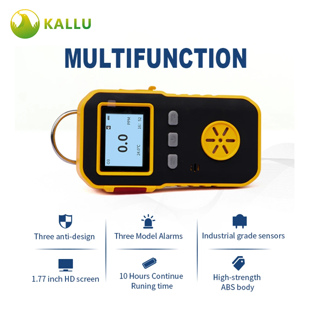 Портативный Промышленный Газовый Детектор KALLU O2 газовый измеритель с USB зарядкой