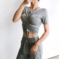 women wear sports suit 2021 spring and summer new season casual training two piece set high waist and wide leg pants