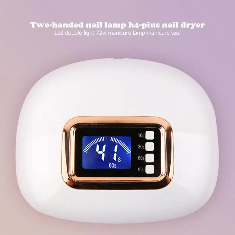 

High Power LED Nail Lamp Intelligent Induction for Drying Nail Polish Low Heat Comfortable Quick-drying Experience