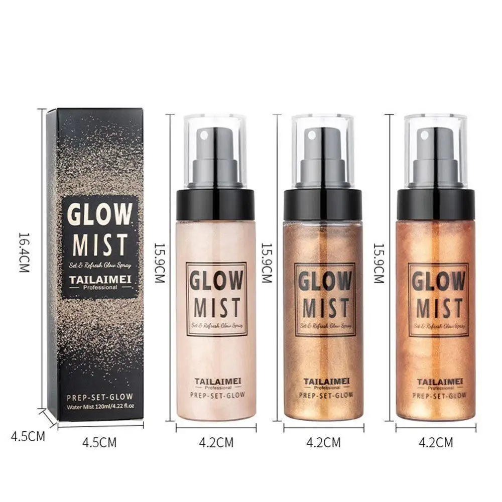 Мерцающий Осветляющий спрей для тела жидкий хайлайтер хайлайтеры