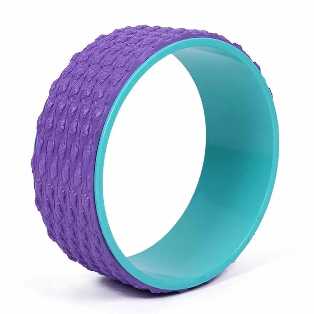 

8mm 3D Massage Point Yoga Wheel Back Training Yoga Circles TPE Waist Shape Bodybuilding ABS Gym Professional Fitness Equipment