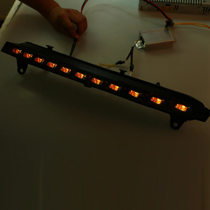 Светодиодные водонепроницаемые дневные ходовые огни POSSBAY белого и желтого цвета