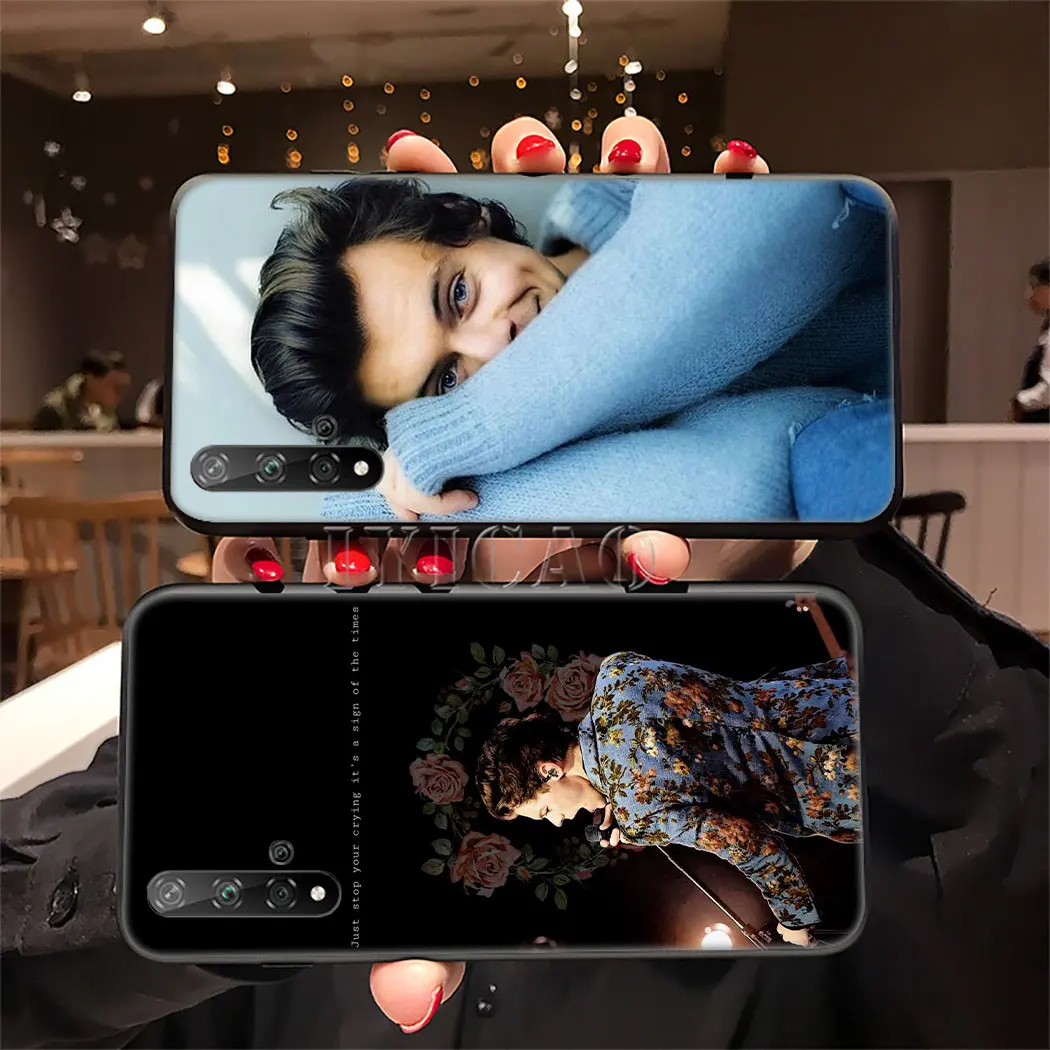 IYICAO Singer Harry Styles Soft Phone Case for Huawei Honor 9X 20 Pro 7A 7C 7X 8 9 10 Lite 8X 8C Note View |