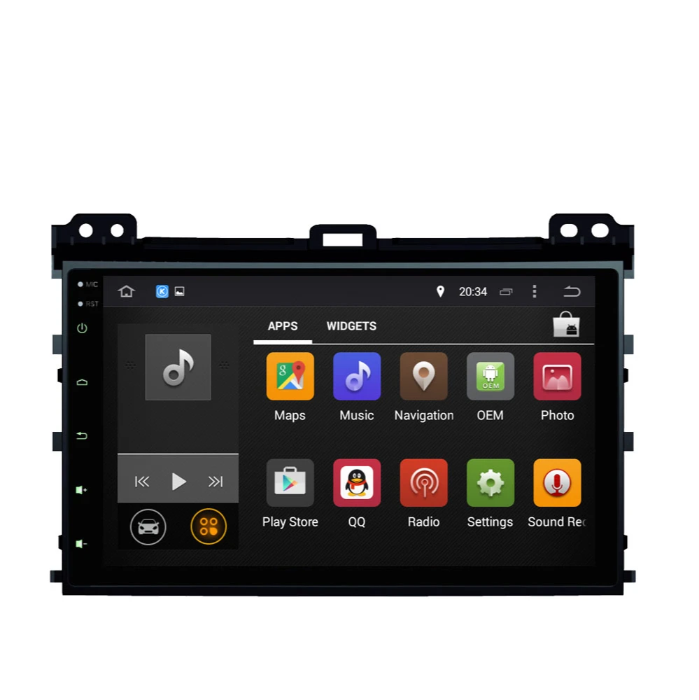 Автомобильный GPS-навигатор Android 10 0 для TOYOTA PRADO 2002-2009 Восьмиядерный автомобильный