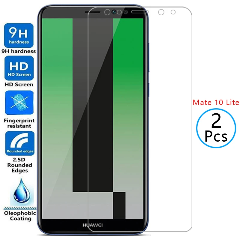 

protective tempered glass for huawei mate 10 lite screen protector on made 10lite mate10 light safety film huawey huwei hawei 9h