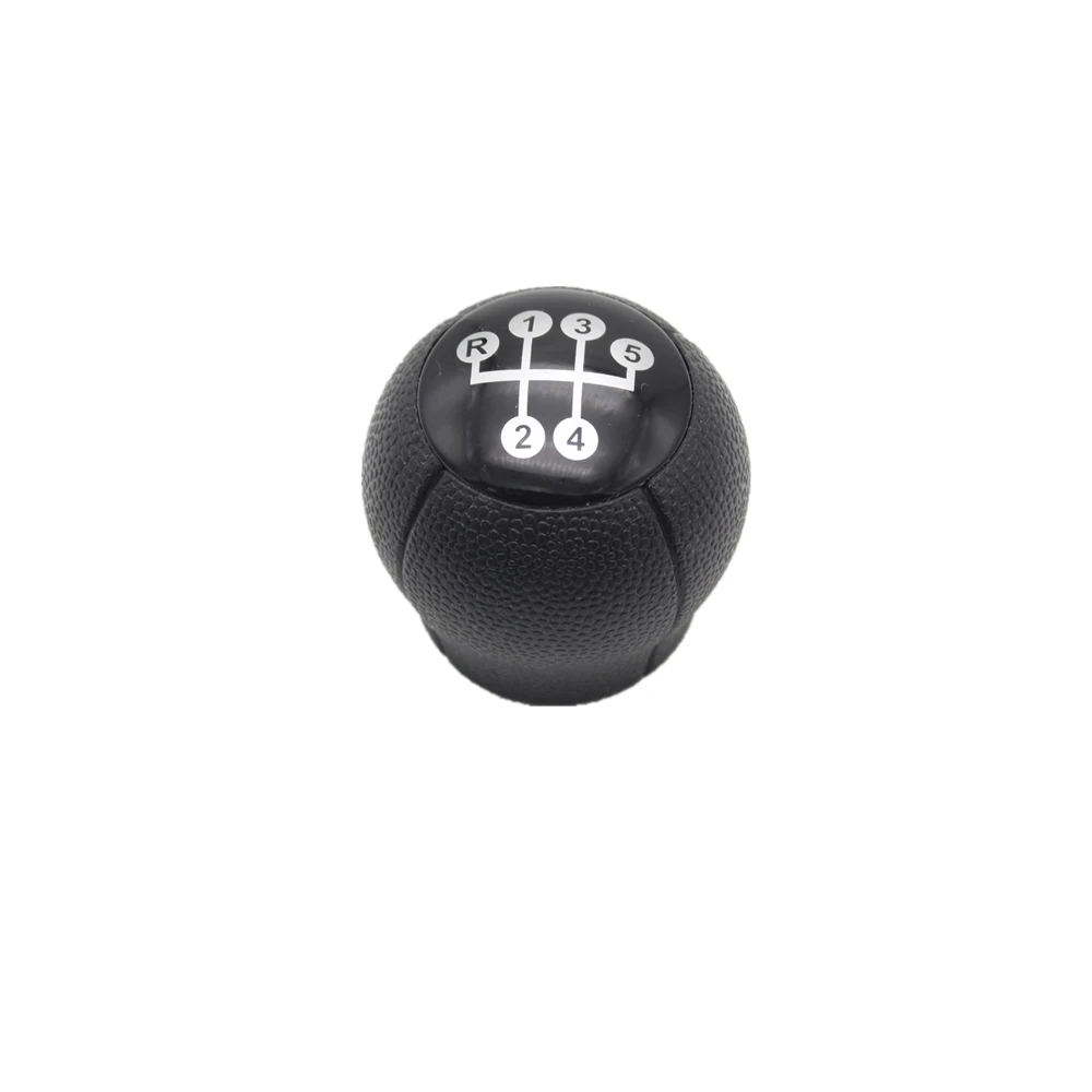 Для Opel Vauxhall MERIVA 2003 2004 2005 2006 2007 2008 2009 2010 автомобиля 5 Скорость Шестерни Stick рычаг переключения скоростей с кожаные ботинки со вставками - Название цвета: Черный