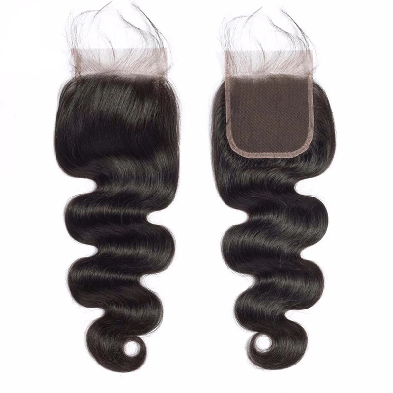 

Yavida Malaysian Body Wave 3 Bundles With Lace Closure Non-Remy Human Hair Extension Natural Color Hair Bundles With Closure