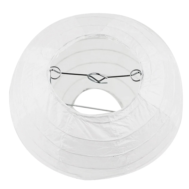 

20 Pack Chinese Round Paper Lantern,Paper Lanterns 6 Inch 8 Inch 10 Inch 12 Inch Hanging Lanterns Decorations,White+Pink