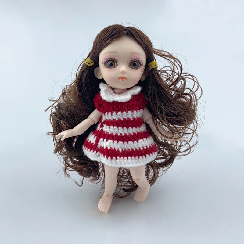 I Кукла ручной работы Bjd, одежда 1/12, оригинальная игрушка для девочек, куклы принцессы, 14 шарниров, прекрасный детский Рождественский подарок, детские игрушки для девочек - Цвет: I