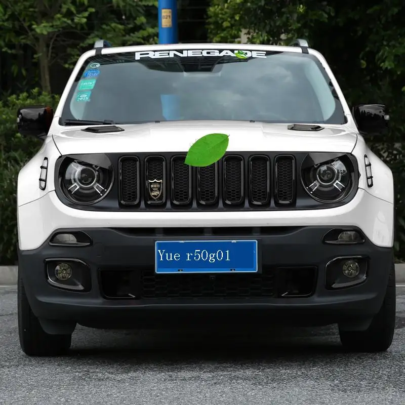 

Araba Aksesuar Exterior Decoration Sticker Car Accessories Body Door Handle Headlamp Headlight Wing Mirror FOR JEEP Renegade