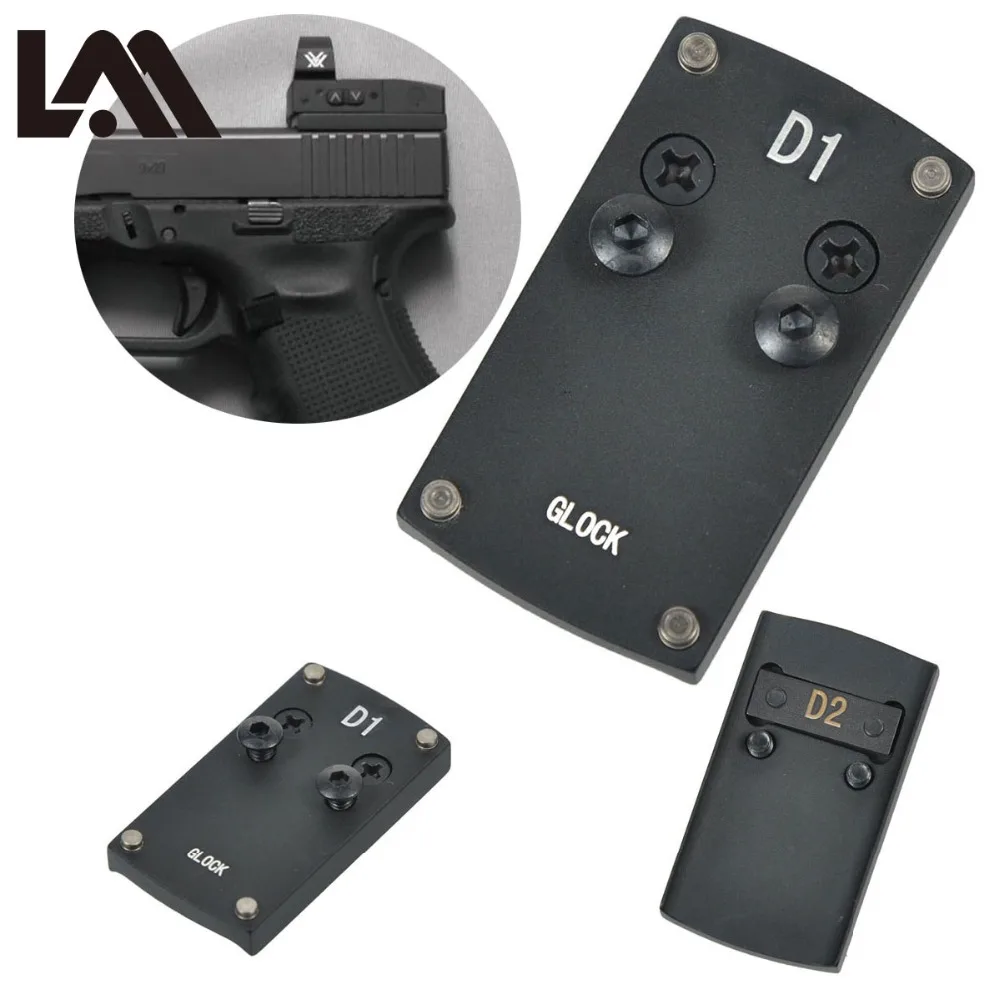 Адаптер для крепления пистолета Colt Glock 17 19 20 22 переходник рефлекторного прицела