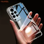 Мягкий силиконовый чехол TOLIFEEL для Vivo X60 Pro, прозрачный чехол-бампер из ТПУ для vivo X60 Pro Plus 5G