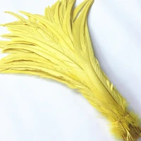 100pcslot rooster feather 35 40cm natural rooster coque tail feathers colorful cheap feather for crafts christma pheasant plume