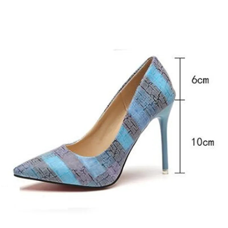 Женские туфли-лодочки на высоком каблуке с острым носком | Обувь