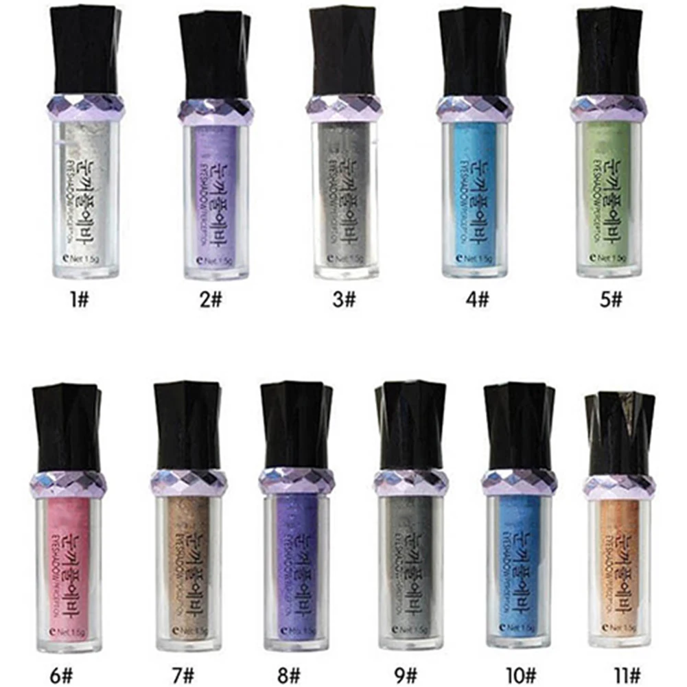 Для женщин Макияж Блеск длительный водонепроницаемый тени для век ролики