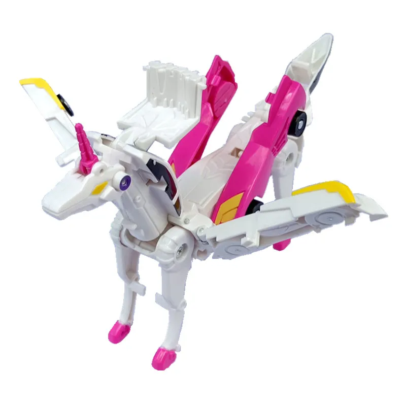Hello Carbot-robot de cuerpo de unicornio serie Mirinae Prime, modelos de juguete 2 en 1, modelo de coche deformado de un paso, juguetes para ni&ntilde;os-5