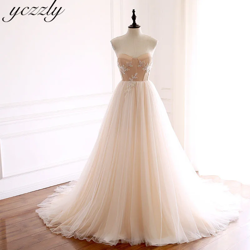 

Simple A-line Sweetheart Beading Beach Wedding Dress Long Women Country Boho Wedding Dress Robe De Mariage W96