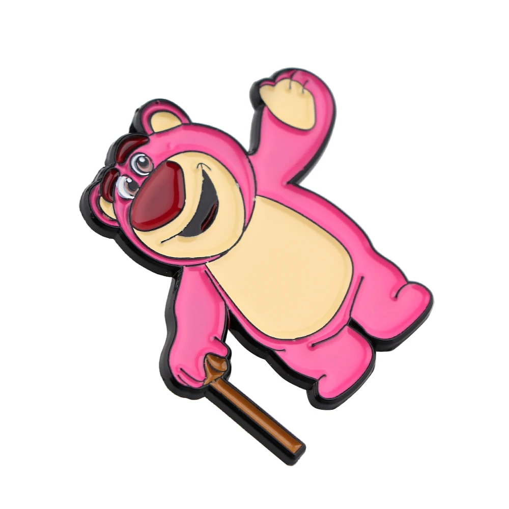 LB2031 История игрушек Медведь Аниме милые эмалевые булавки и броши для женщин