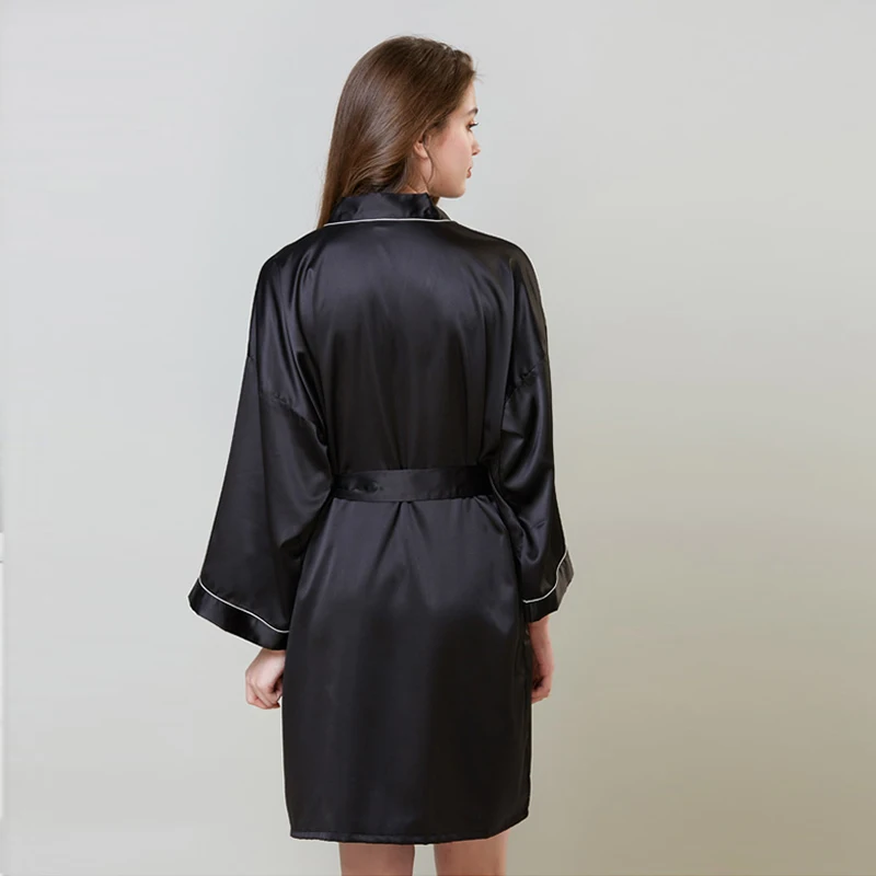 Халат-кимоно Женский из искусственного шелка пикантное нижнее белье для