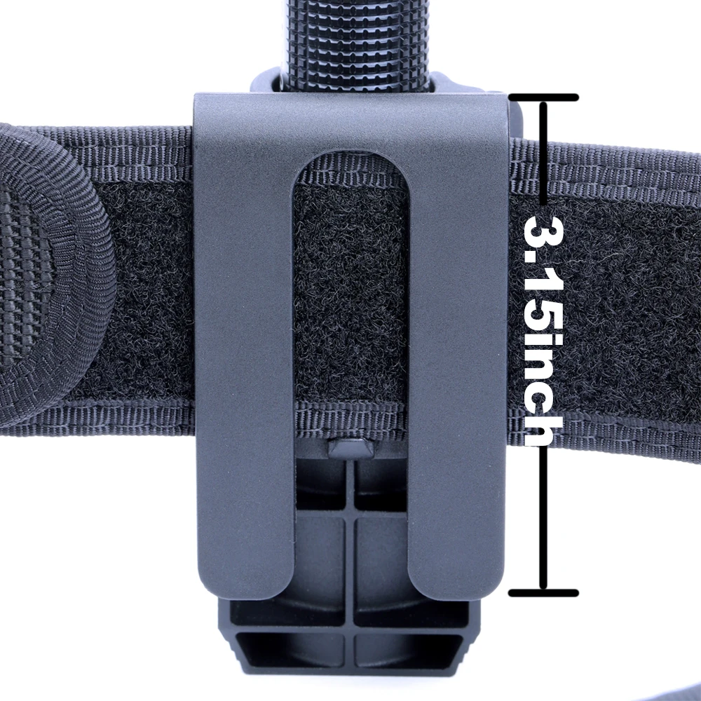 NEXTORCH 360 Degree Tactical Flashlight Holster Angle Rotatable Duable Holder V5 for 1&quot-1.25&quot |