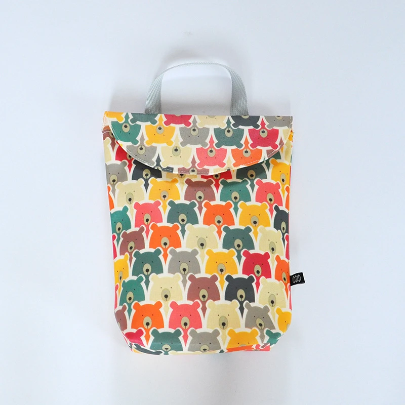 

1PCS NEW Print Multifunction Strage Bag Baby Cloth Bags Waterproof Diaper Bag Washable Reusable Portable Big Capacity Mummy Bag