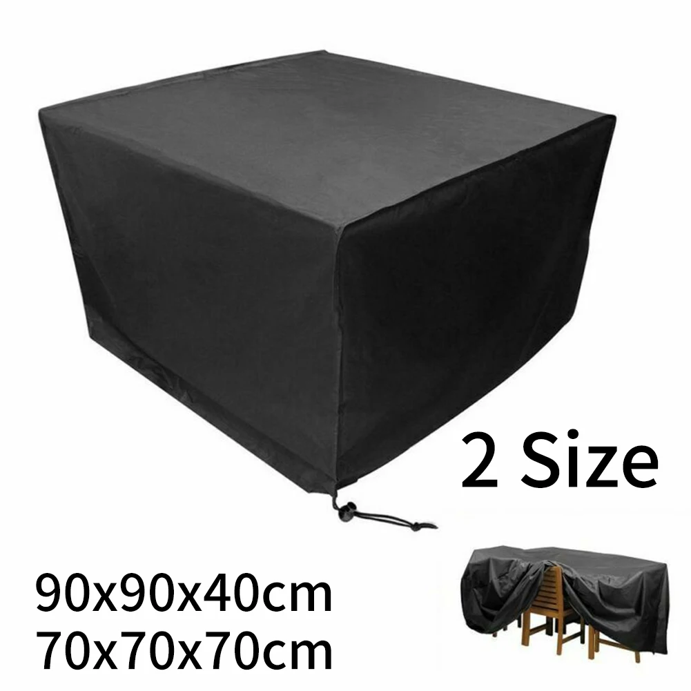 

Waterproof Garden Table Cube Cover Patio Furniture Cover Rattan Outdoor Furniture Covers 70*70*70cm ,90*90*40cm