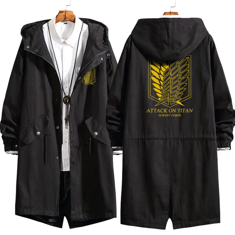 

2021 new leisure fashion Investigation Corps windbreaker thickened style