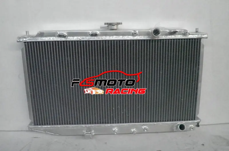 Aluminum Radiator Racing For Honda Civic CRX CR-X 1.5L 1.6L MT Manual 1988-1991 91 90 89 88