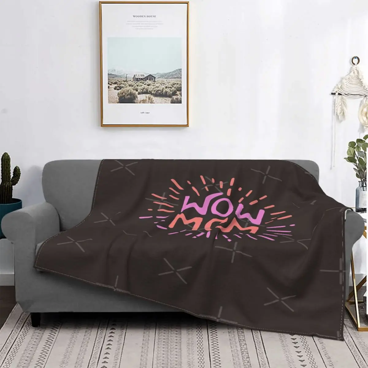 

Wow Mom-Manta a cuadros para bebé, para cama colcha, manta a cuadros