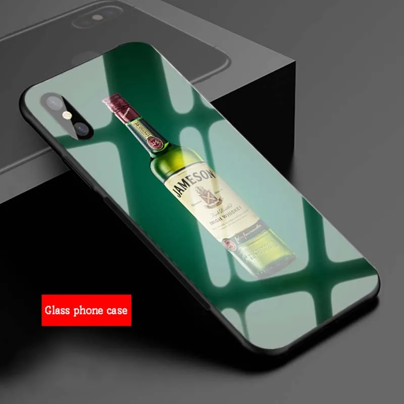 Jameson Irish Whiskey закаленное стекло телефон чехол для iPhone 6 6plus 7 7 plus 8 8plus 5 5S SE X XS XR XS Max