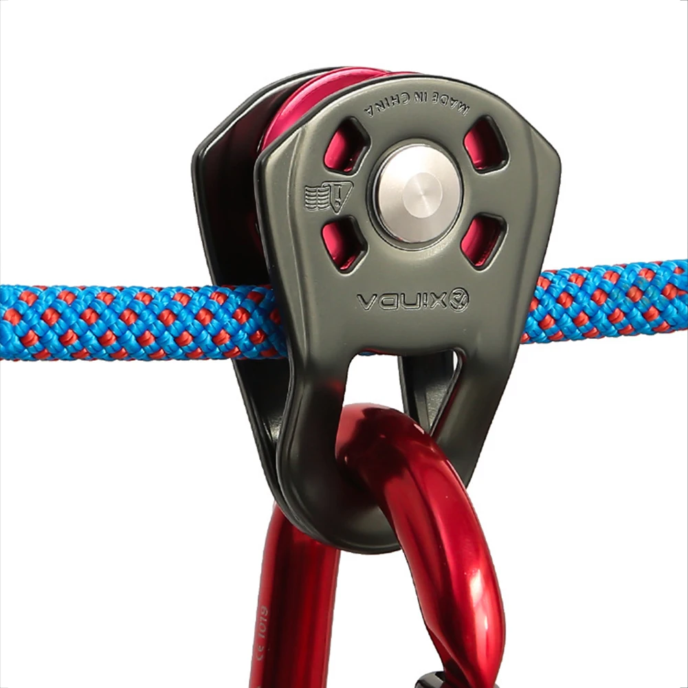 

Rock Climbing Pulley Ball Bearing Mountaineering Traverse Carriage Pulley Outdoor Aerial Ropeway Rock Climbing Crossing Tool