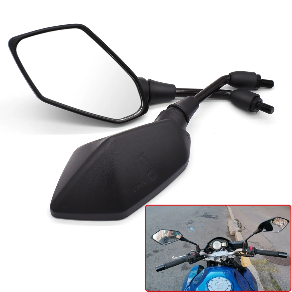 Мотоциклетные зеркала заднего вида для KAWASAKI Z900 Z650 Z800 NINJA 250 300R 300 Z250 Z300 250R 10 мм 8