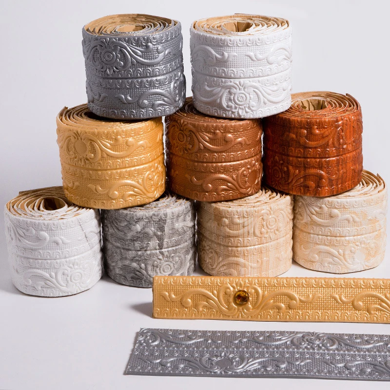 3D наклейки на стену самоклеящиеся водонепроницаемые полоски для линии талии