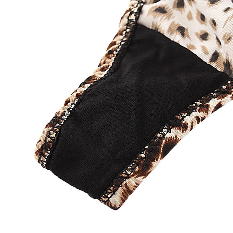 

Women Thongs And G Strings Leopard Panties Sexy Underwear Lingerie Culotte Woman Briefs Fashion