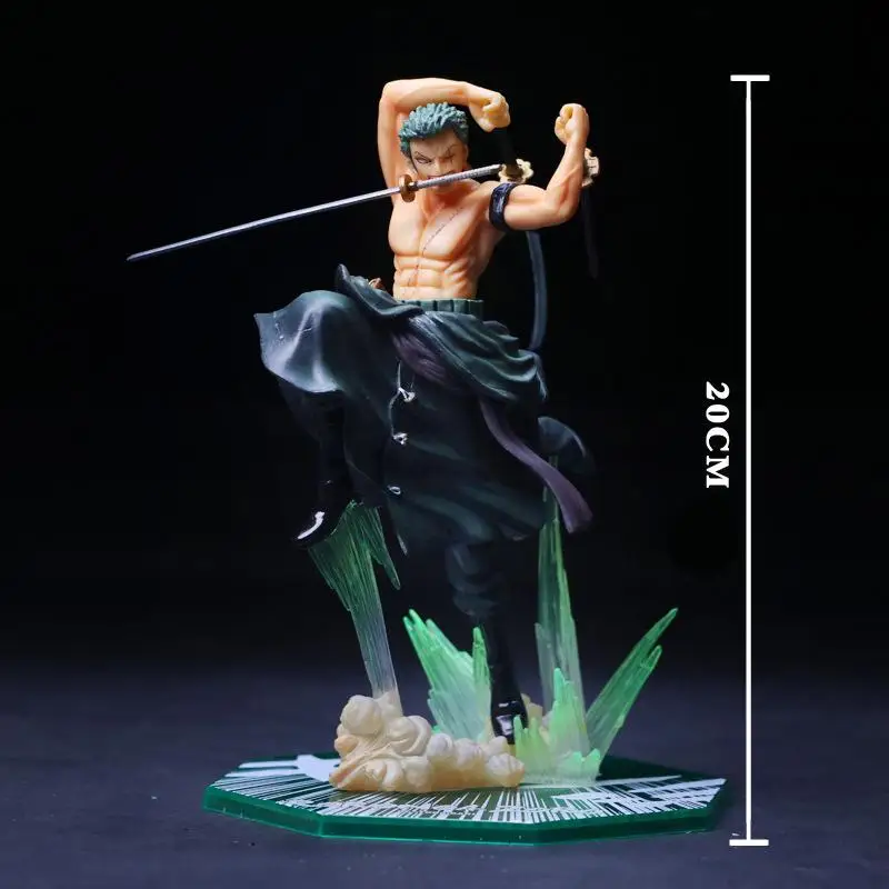 Фигурка ророноа Зоро из аниме One Piece Боевая версия статуэтка манга ПВХ экшн