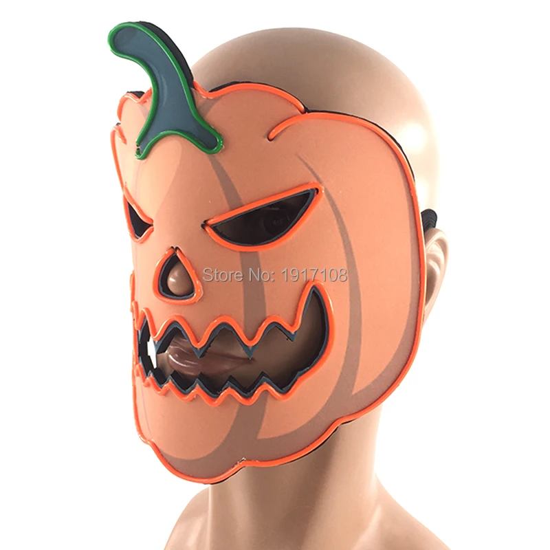 YEAHUI предназначен маска из ЭВА с EL провода Хэллоуин вечерние для лица своими