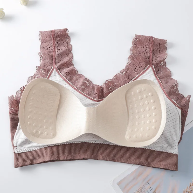 

Beauty Back Sexy Lace Active Bra Girls Without Underwire Sexy Push Up Brief Thin Female Bralette Lingerie Factory Wholesale