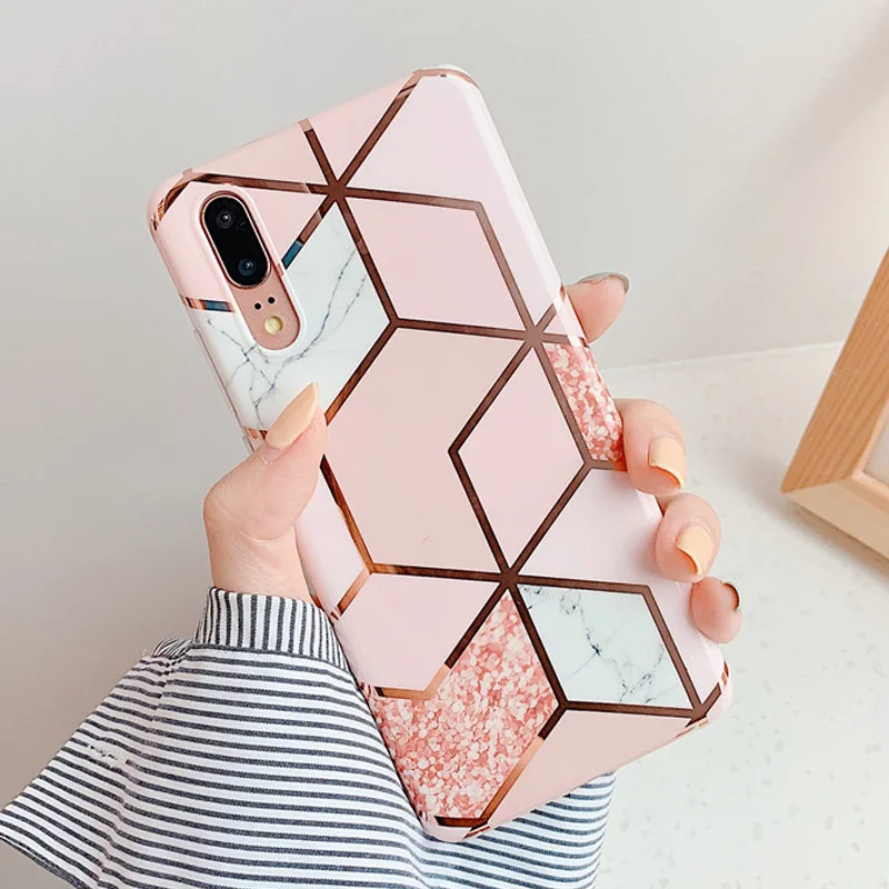 0834 Чехол FLYKYLIN с мраморным цветком для samsung Galaxy A40 A50 A70 задняя крышка на художественный лист Мягкие силиконовые чехлы для телефонов мультяшная оболочка - Цвет: 0834